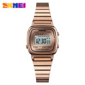 SKMEI 1252 Fashion Ladies Digital Watch Top brand Luxury Casual 3Bar Waterproof Women Watch Alarm Wristwatches Relogio Feminino